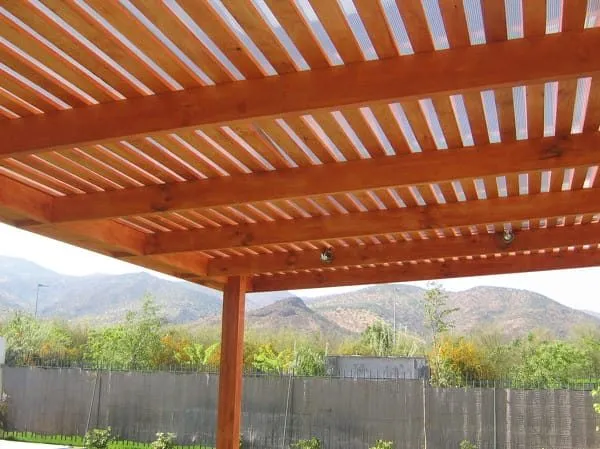 Pérgola de madera